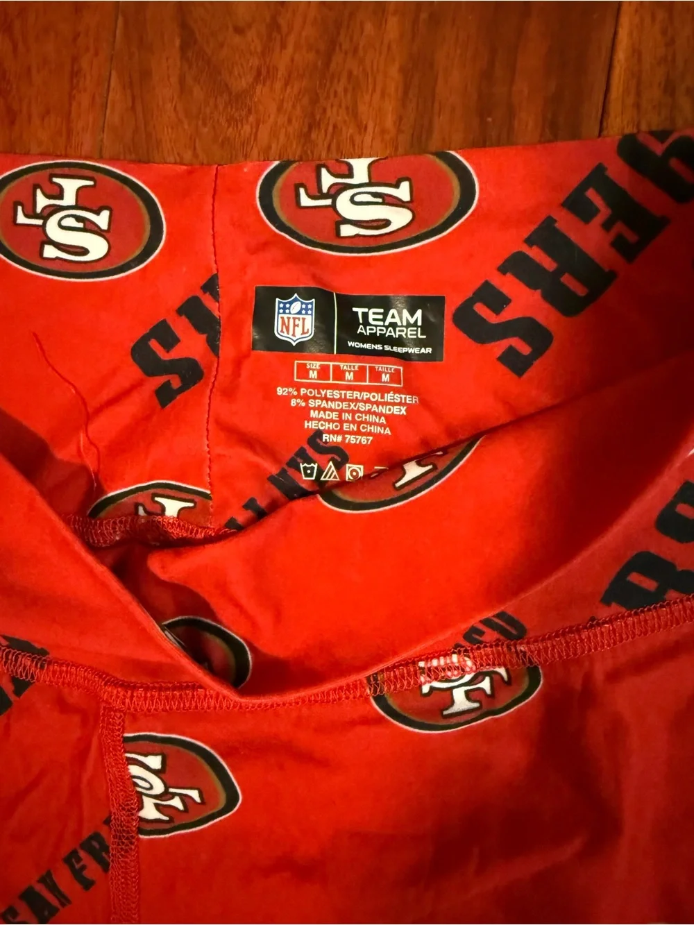 NFL 49ers capri leggings